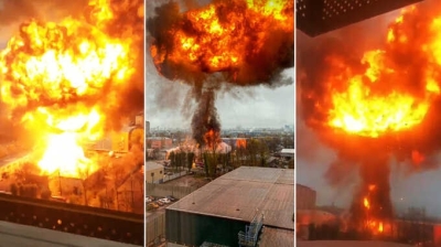 В Москве крупный пожар